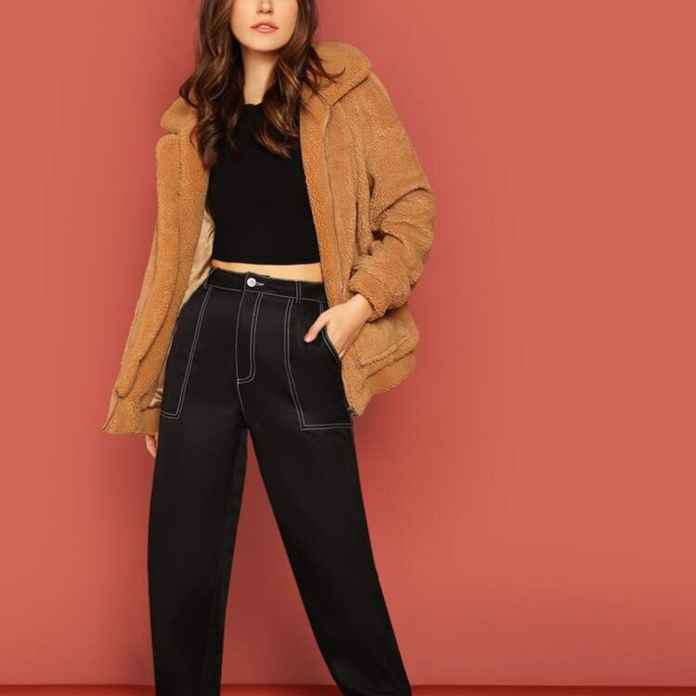 NWOT ✨ SHEIN Oversized Teddy Jacket